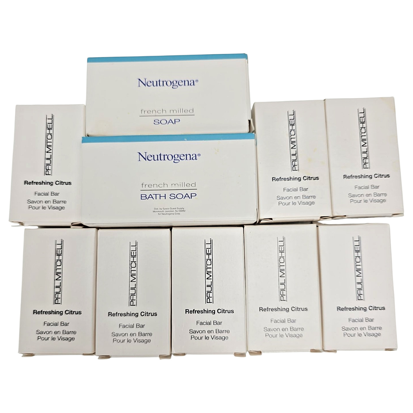 Paul Mitchell Neutrogena Soap Refreshing Citrus Travel Size French Mill 10 Count