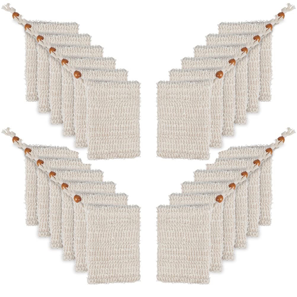 “N/A” OTYMIOW 30 Pack Soap Bags for Soap Bars Soap Saver Pouch Soap Sock Soap…