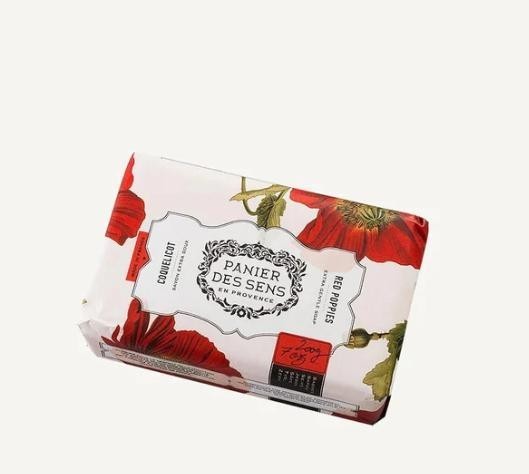 Panier Des Sens Solid Soap With Extra-Delicate Poppy Fragrance 200 Gr