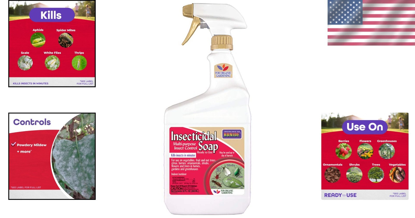 Captain Jack’s 32 oz Ready-to-Use Insecticidal Soap for Pest Control Efficiency