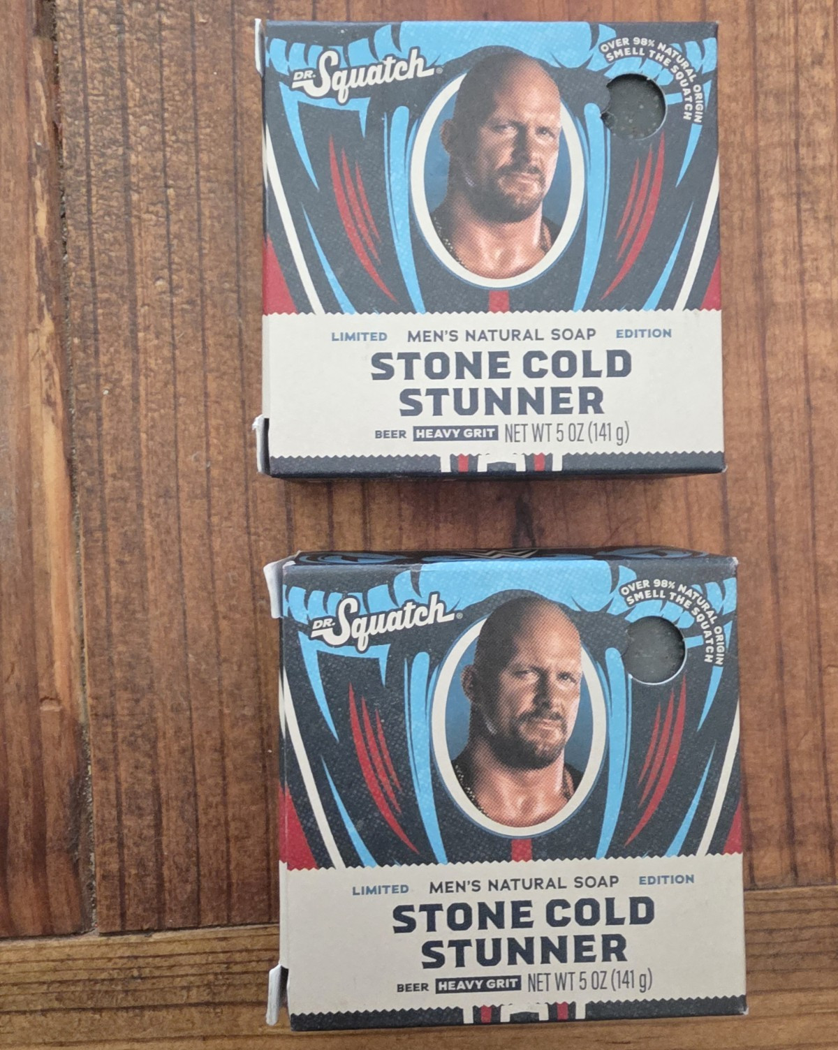 Dr. Squatch Stone Cold Stunner Limited Edition Natural Body Soap Bar 2x 5 oz