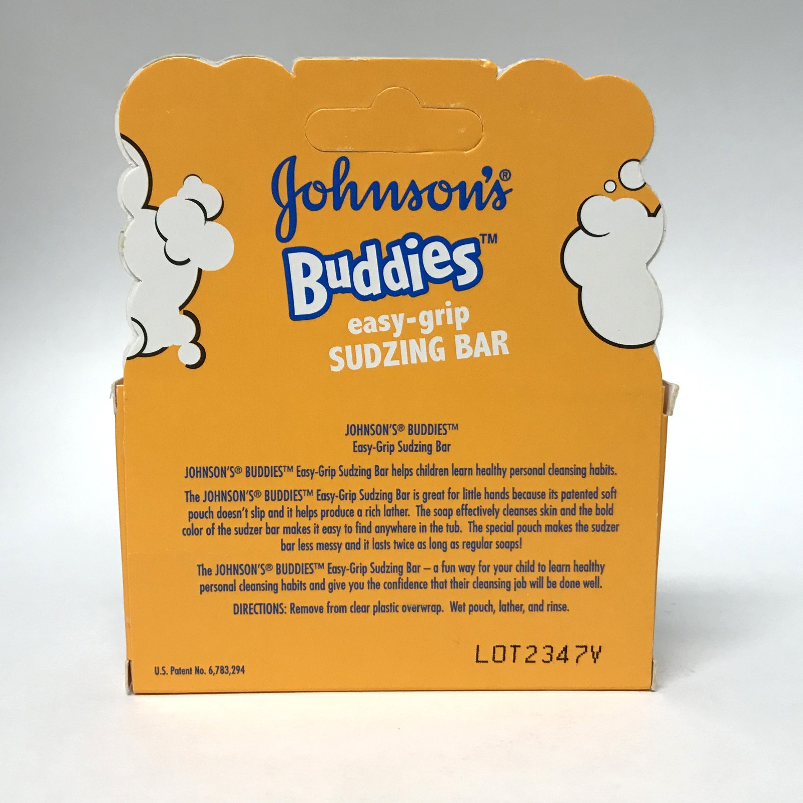 Johnson’s Buddies Kids Easy-Grip Sudzing Bar Bath Soap 2.45oz | NOS Discontinued