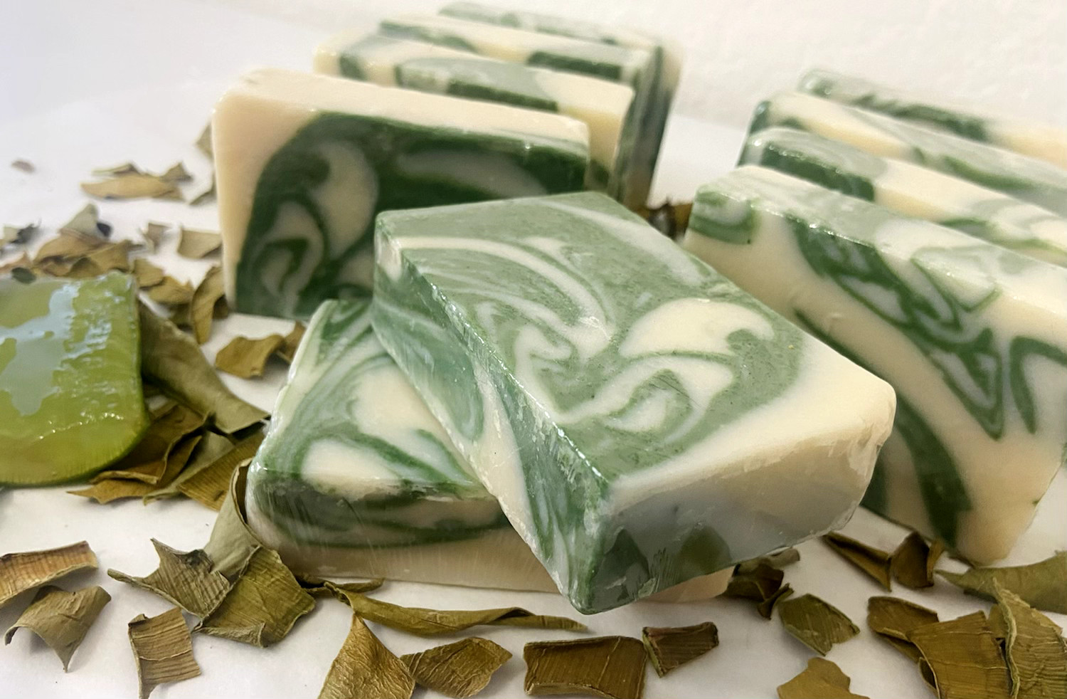 Cool Fresh Aloe Shea Butter Natural Handmade Cold Process Soap