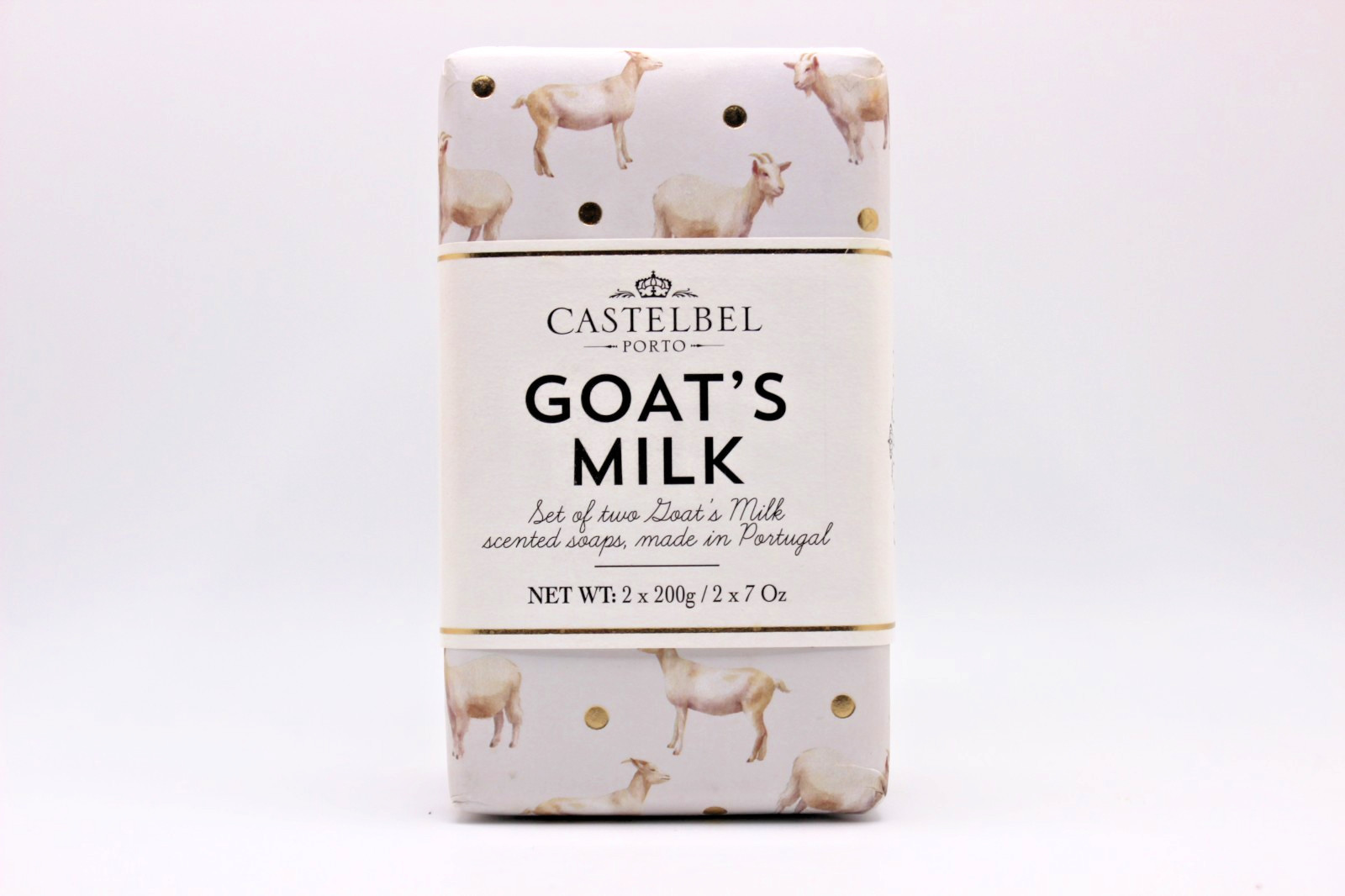 Castelbel Porto Goats Milk 2 Bar Soap 7 oz ea Portugal new