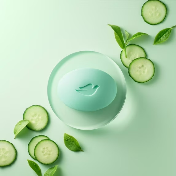 Dove Cool Moisture Cucumber & Green Tea Bar Soap 3.75oz Each Brand New.