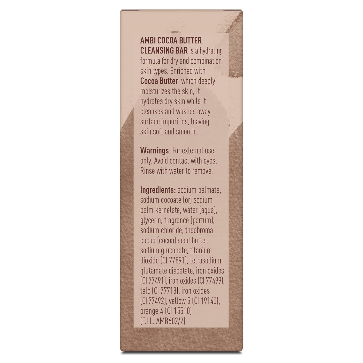 Ambi Cocoa Butter Cleansing Bar, 3.5 Ounce (Pack of 1), RED