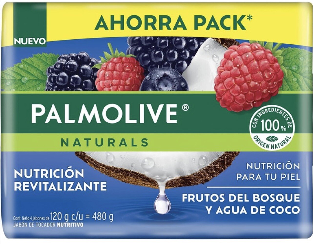 8 JABONES PALMOLIVE FRUTOS DEL BOSQUE (120g) – 8 PALMOLIVE SOAPS – Made in 🇲🇽