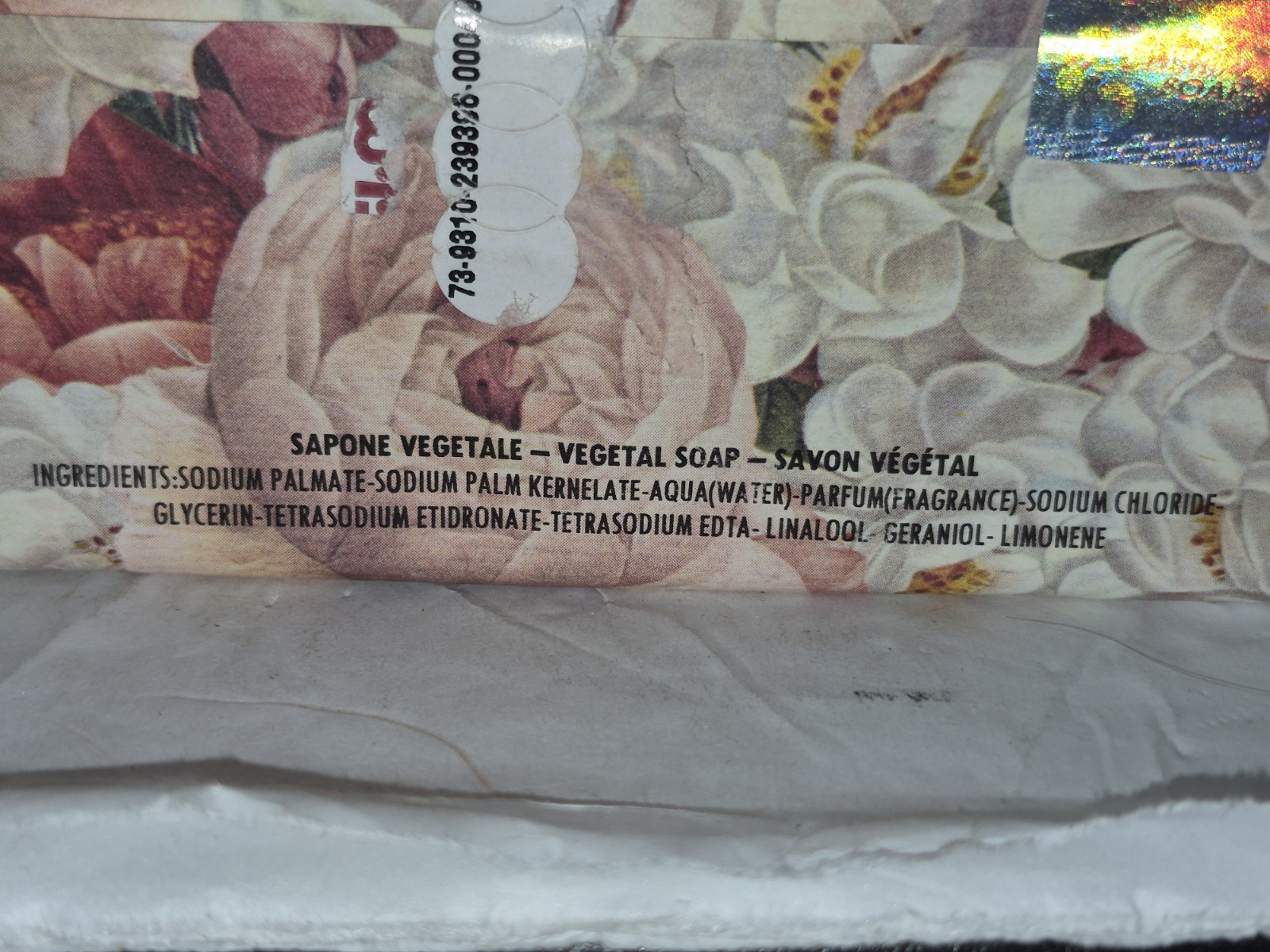 Harmony Vegetal Soap Hand Made In Italy (Vegan Soap Bar)