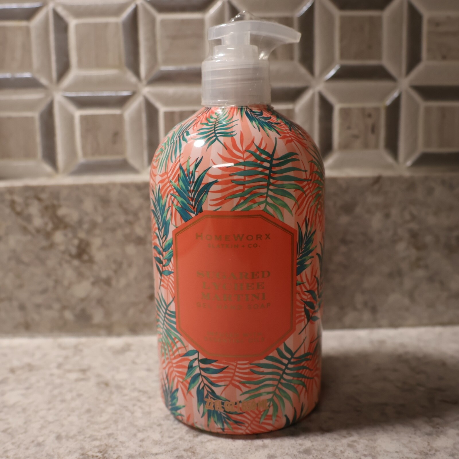 NEW AROMAHOME BYHARRY SLATKIN & CO MARTINI HAND SOAP-22 FL OZ-