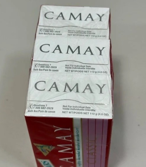 Camay Soap Pink Classic Softly Scented Beauty Bar Pack of 3 P&G – Discontinued