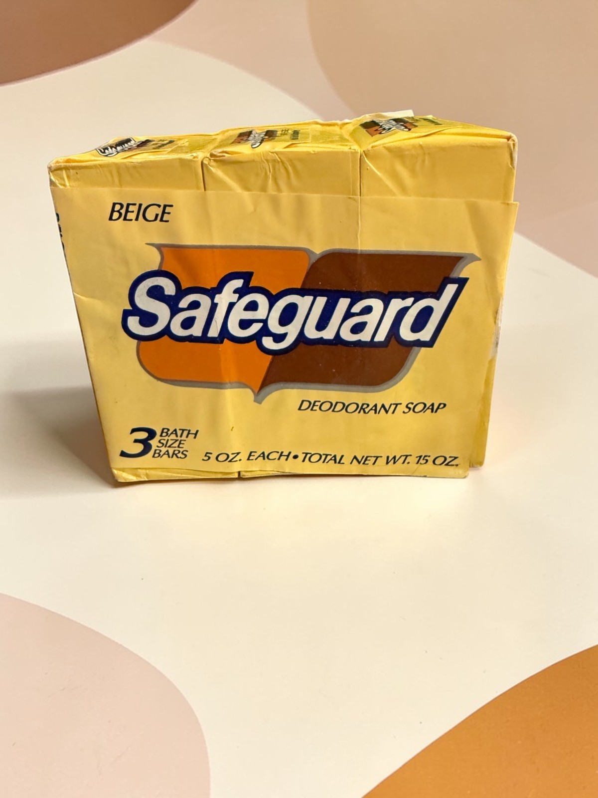 Vintage Safeguard Deodorant Soap 3 Bar Pack 5oz Each NOS Procter & Gamble