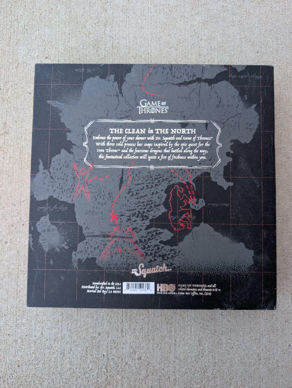 Dr. Squatch Game of Thrones Limited Edition Soap Box Set Of 3 Collection, New