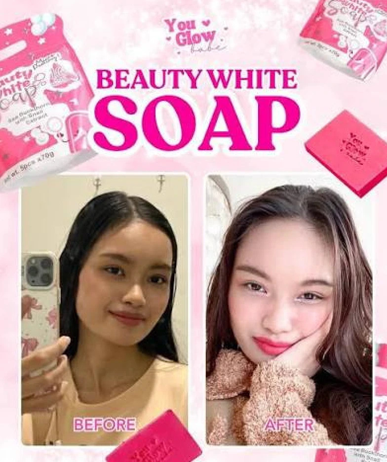 Beauty White Soap by You Glow Babe 5 Bars x 70g – 2 Pack