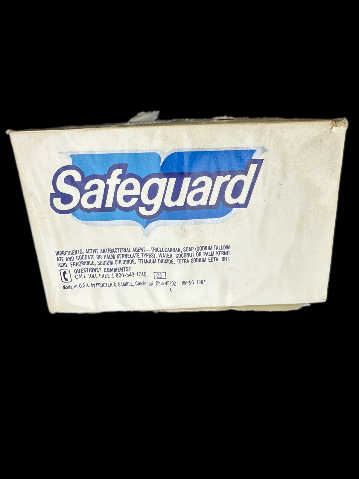 Vintage 1987 Safeguard White Deodorant Bar Soap 5oz Unused Sealed