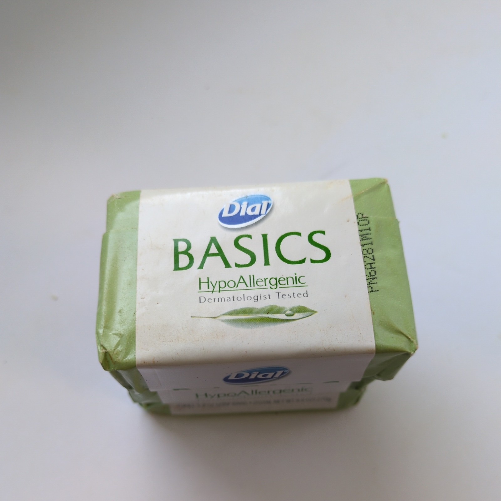 Dial Basics Hypo Allergenic Bar Soap 3.2 OZ Bars Discontinued 3 Bars