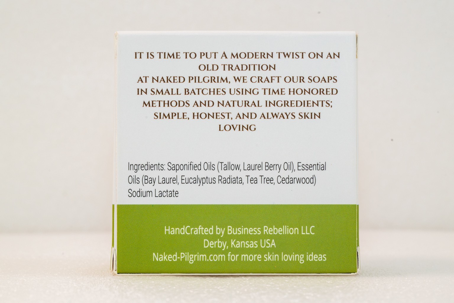 Aleppan Trail – Tallow and Laurel Berry 5oz Bar of Soap Made with Essential Oils
