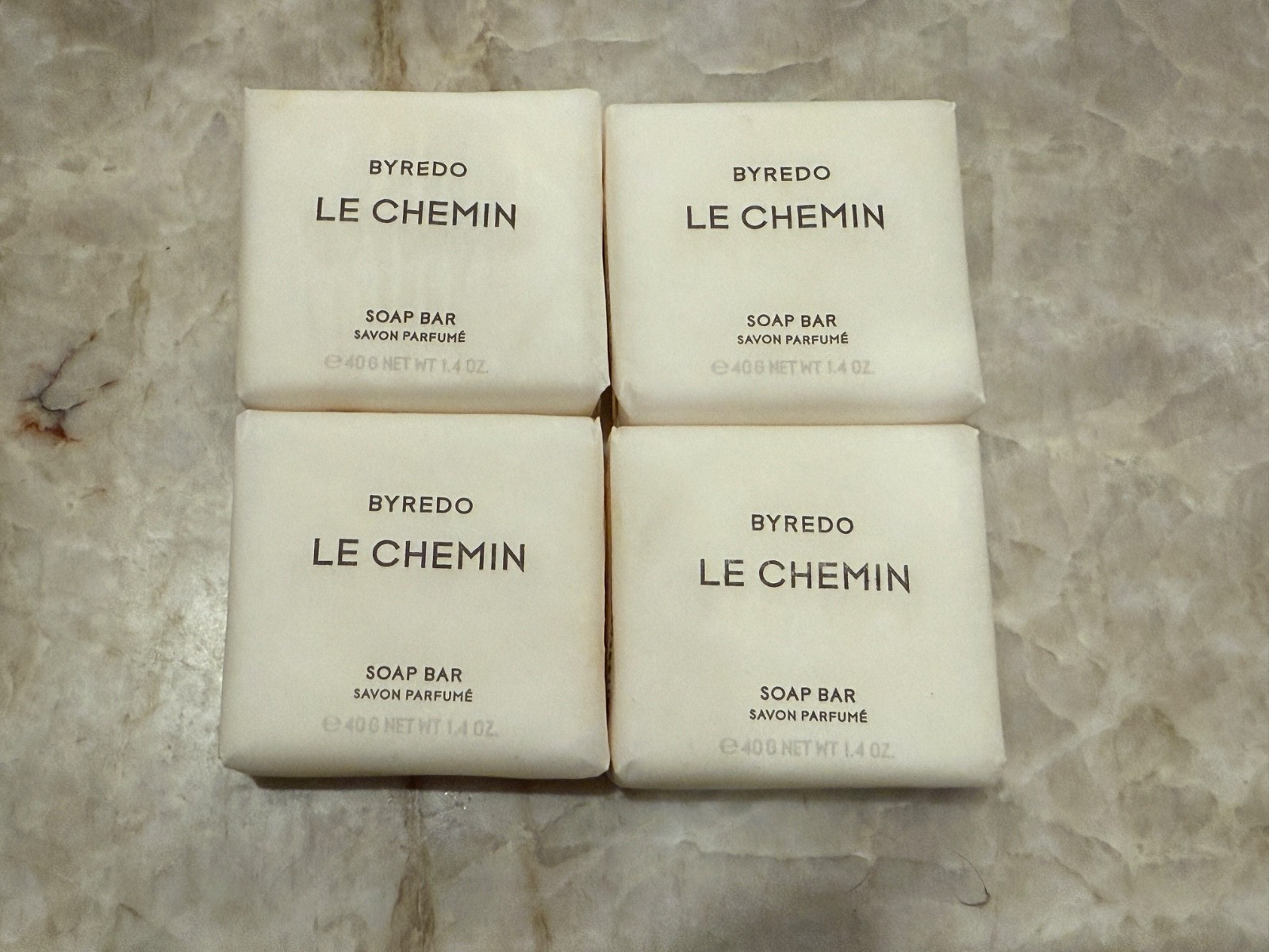 4 BYREDO Le Chemin Soap Bar Savon Parfume – Travel Size 40 g / 1.4 oz NEW