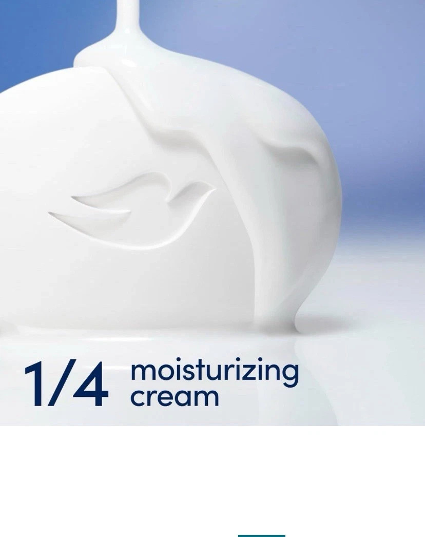 Dove Beauty Bar Soap Original with 1/4 Moisturizing Cream 3.75 oz – 4 PACK