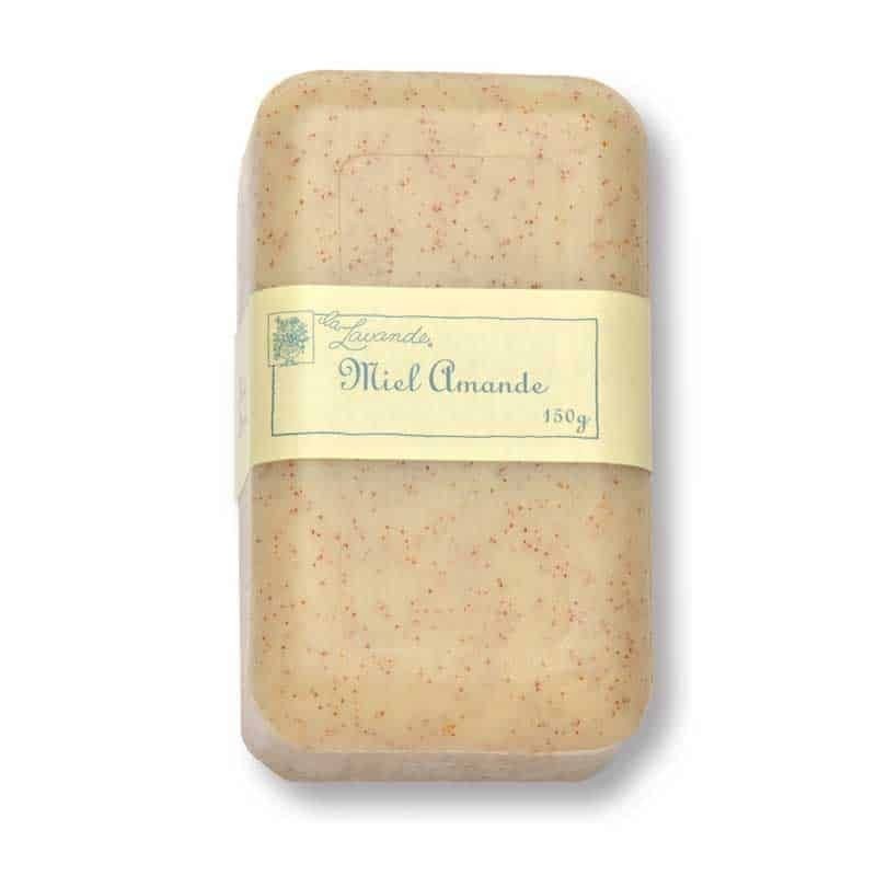 French Milled Hand & Body Soap-Honey Almond by La Lavande-150g Imported
