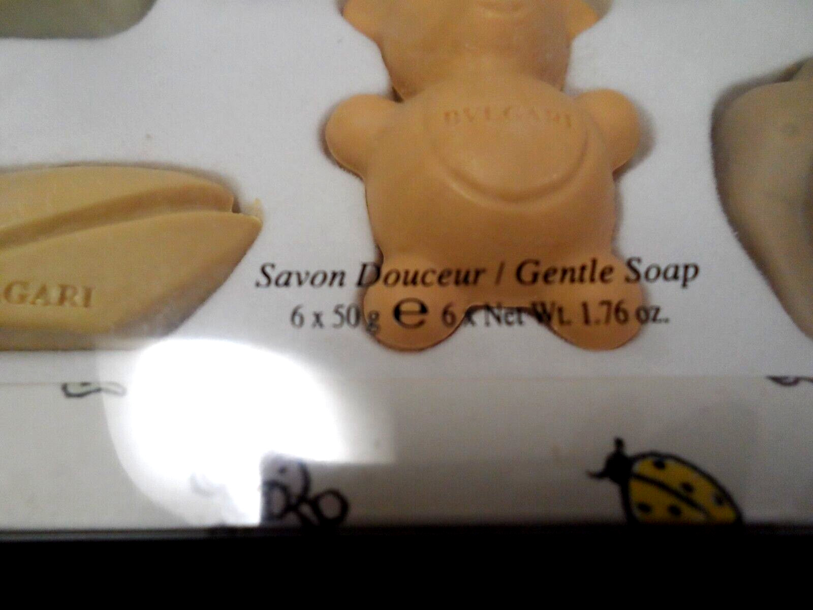 Bvlgari Petits et Maman Gentle Soap SET 6 x 1.7 oz / 50 g New In Box Discontinue