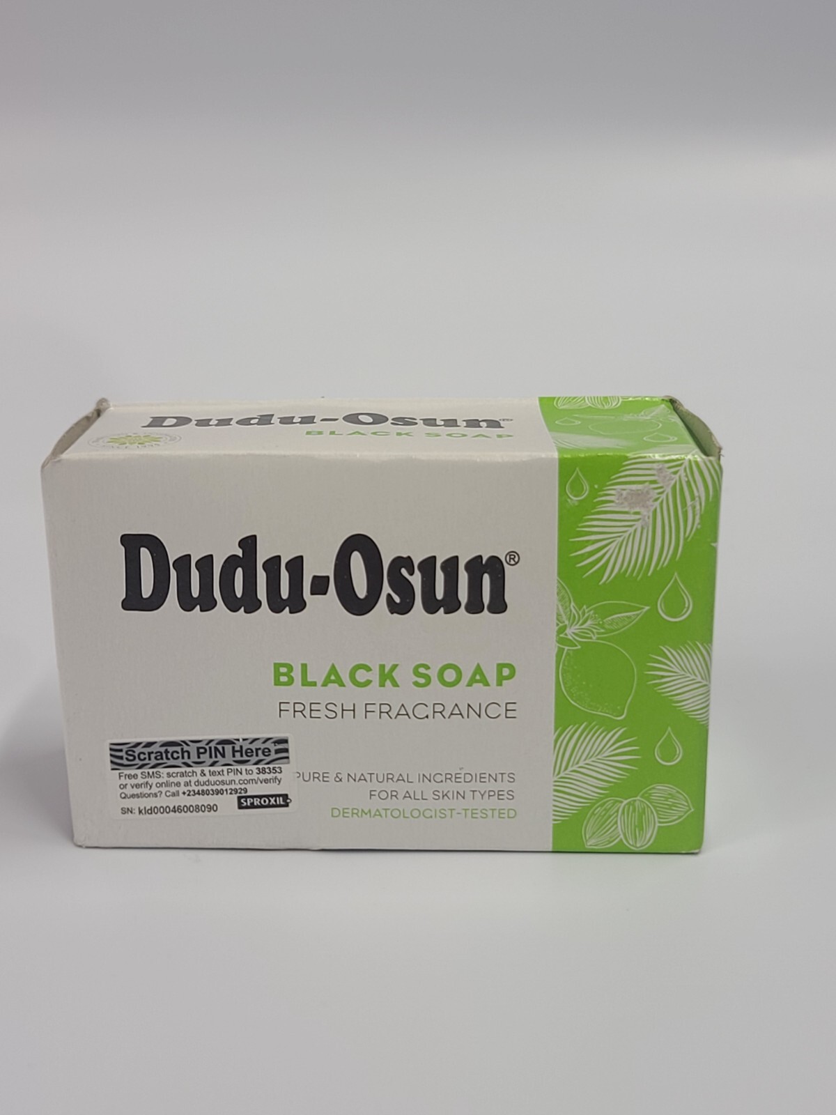 Dudu Osun Raw African Black Soap Natural Anti-Acne Fungus Eczema Psoriasis