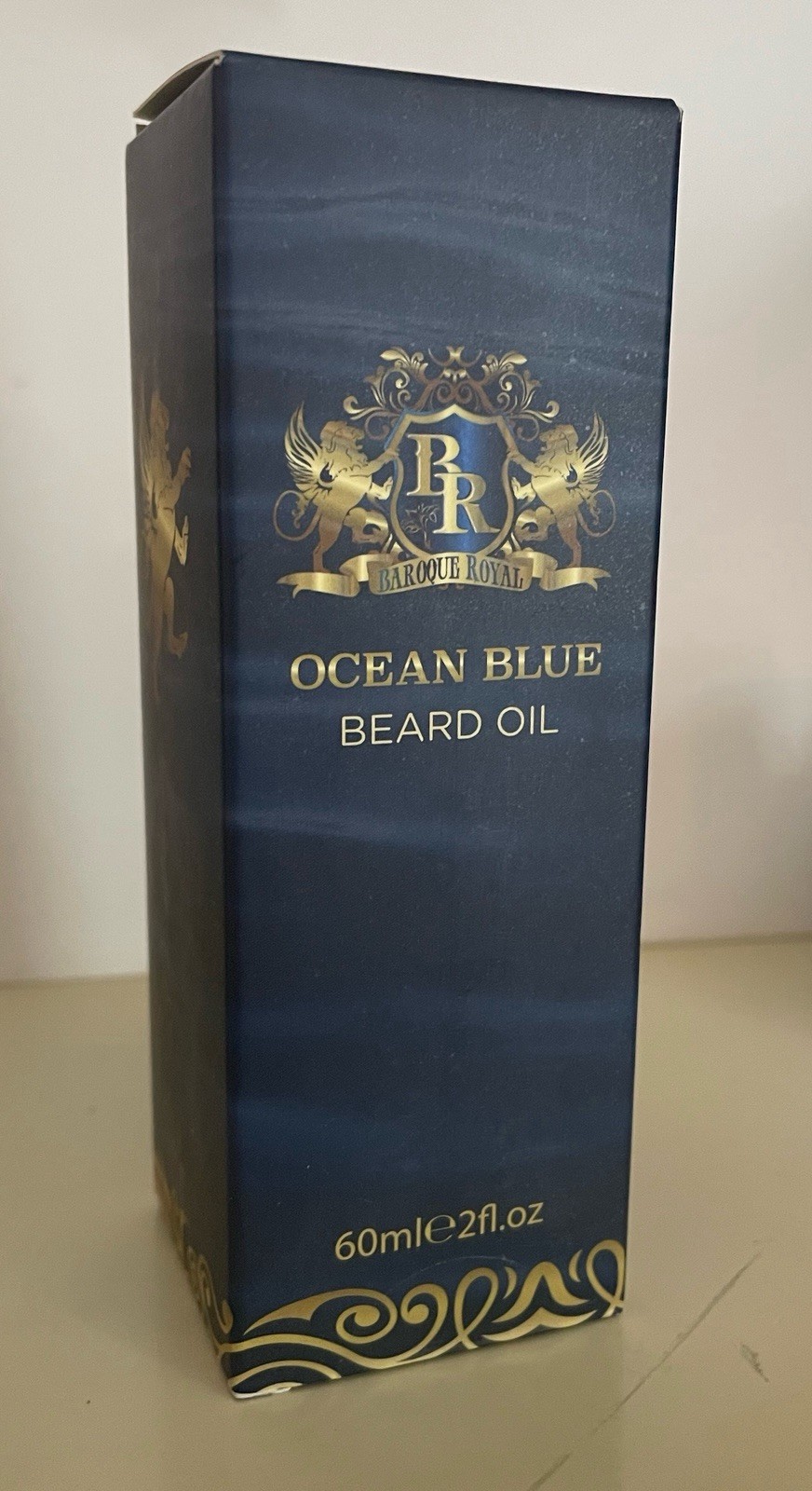 Baroque Royal Ocean Blue Beard Oil 2 Oz. New.
