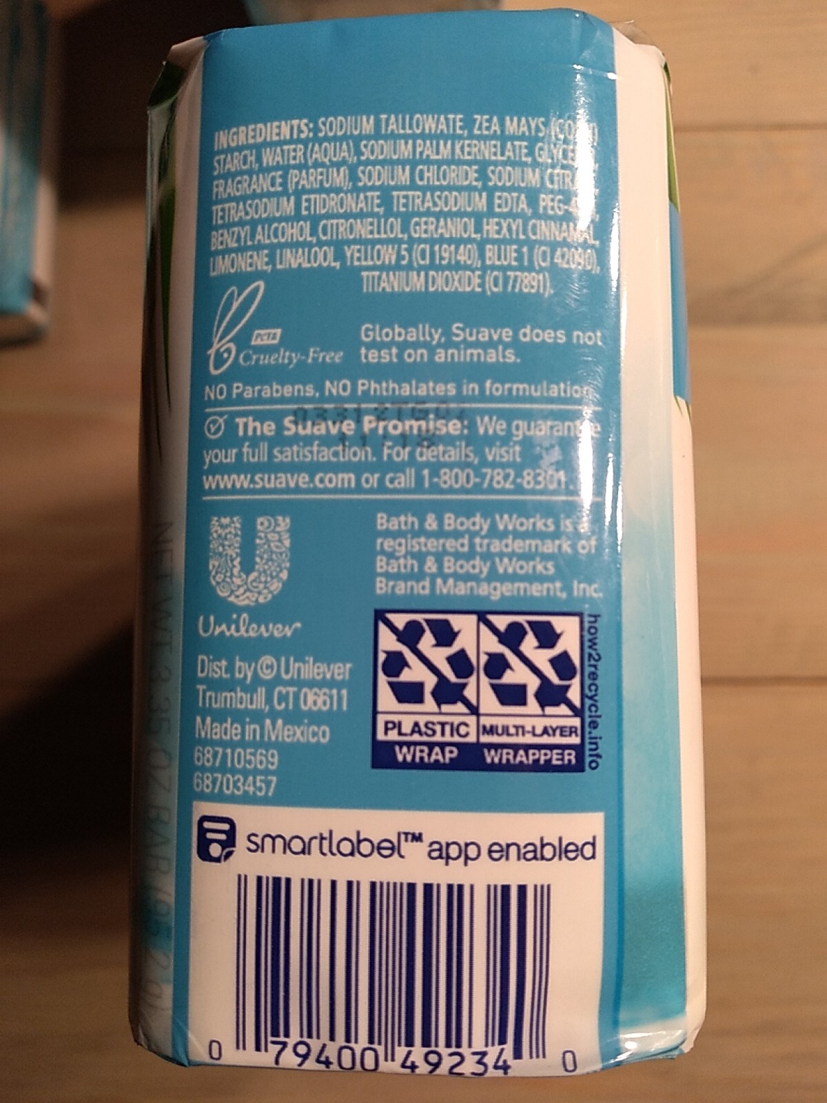 18 Bars Suave Essentials Ocean Breeze Bar Soap -3.35 Oz Bars NEW (3 Pks Of 6)