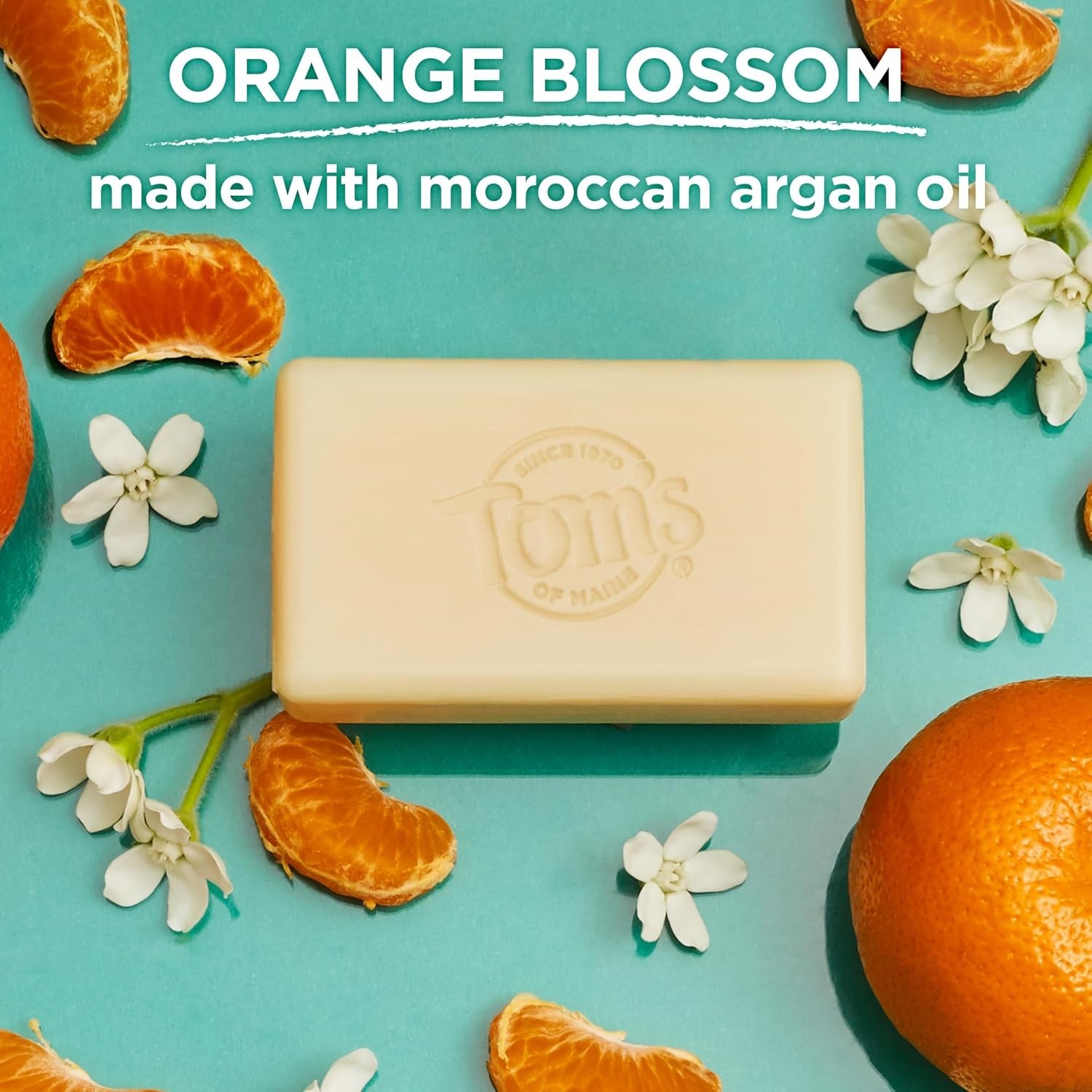Tom’s of Maine Orange Blossom Soap, 5 oz Bars (Pack of 6)