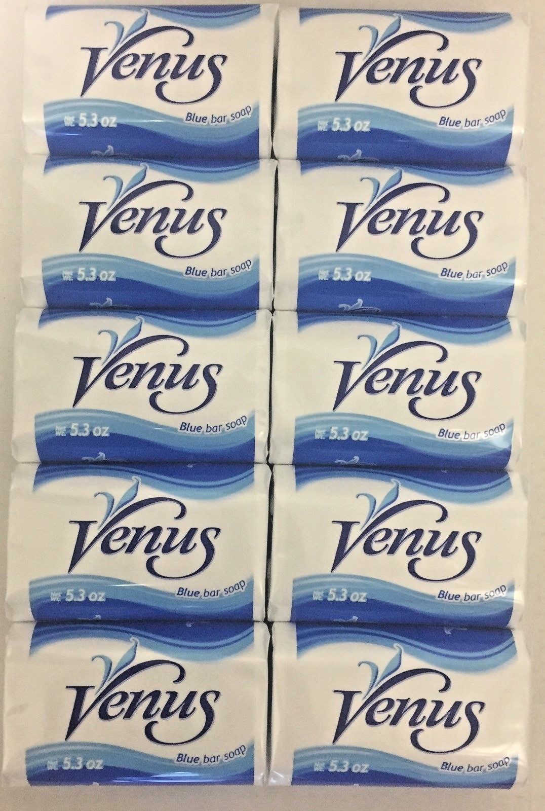 Venus Blue Bar Soap 5.3 oz – Classic Scented Bar, You Choose Quantity