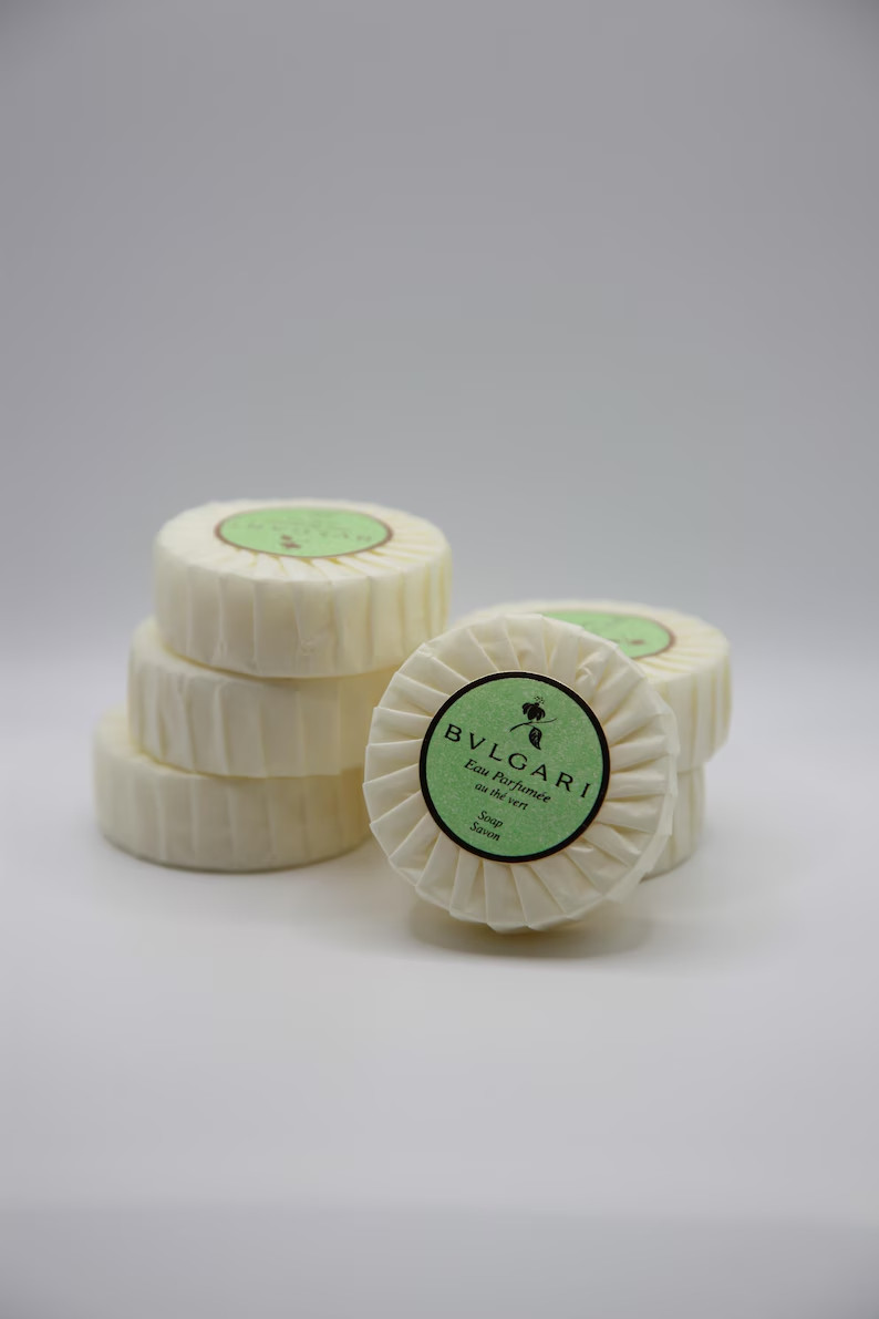 BVLGARI au thé Vert ( Green Tea ) Soap – 1.7oz / 50g Pack Of 12 NEW
