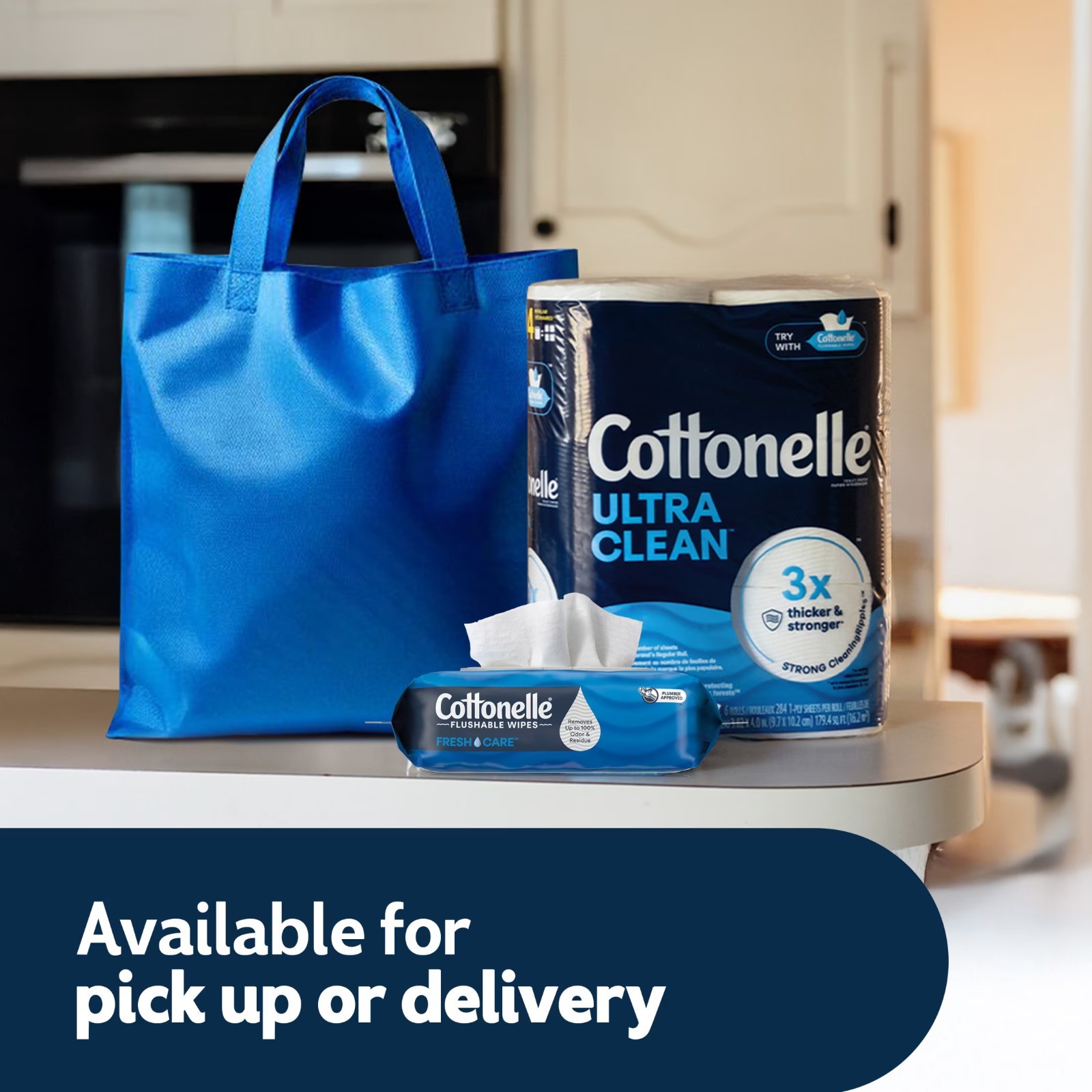 Cottonelle Fresh Care Flushable Wet Wipes 420 Ct 10 Flip-Top Packs Unscented