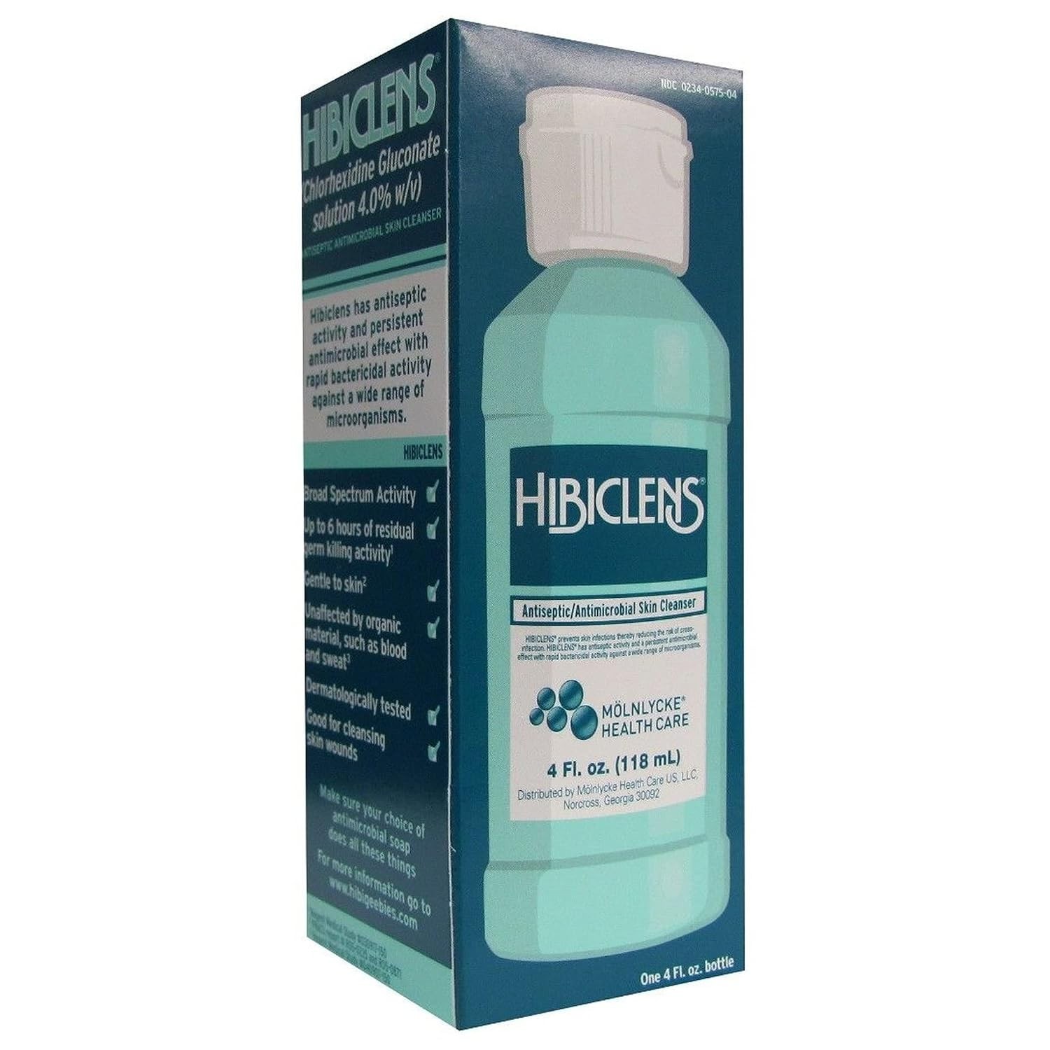 4 oz Antiseptic Skin Cleanser with 4% CHG – Trusted by Healthcare Professionals