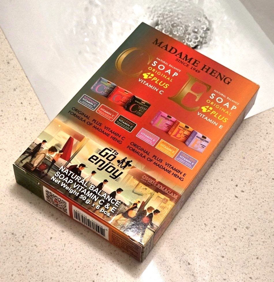 Madame Heng Vitamin C & E Soap Set 6x50g Herbal Natural Balance Thailand