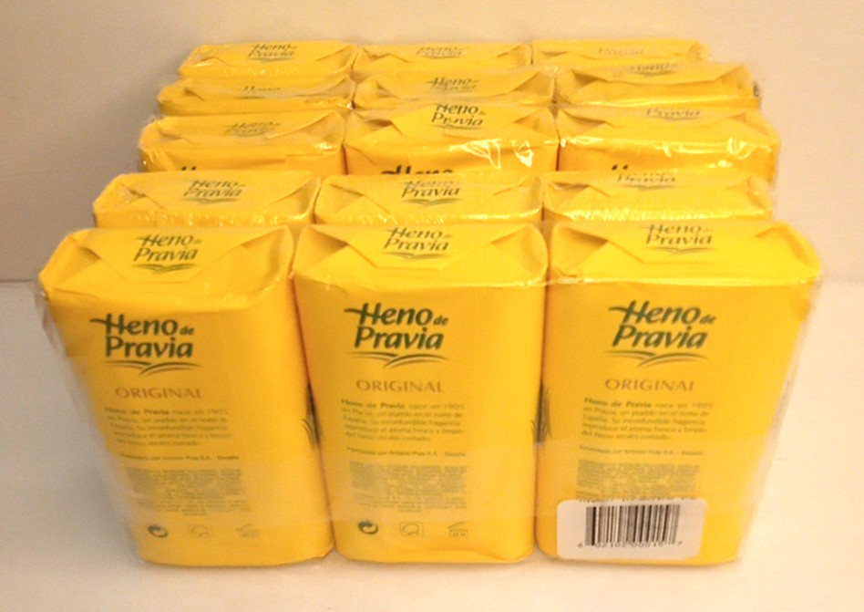 Heno de Pravia Natural Bath Soap 15 bars each 4 oz made in mexico