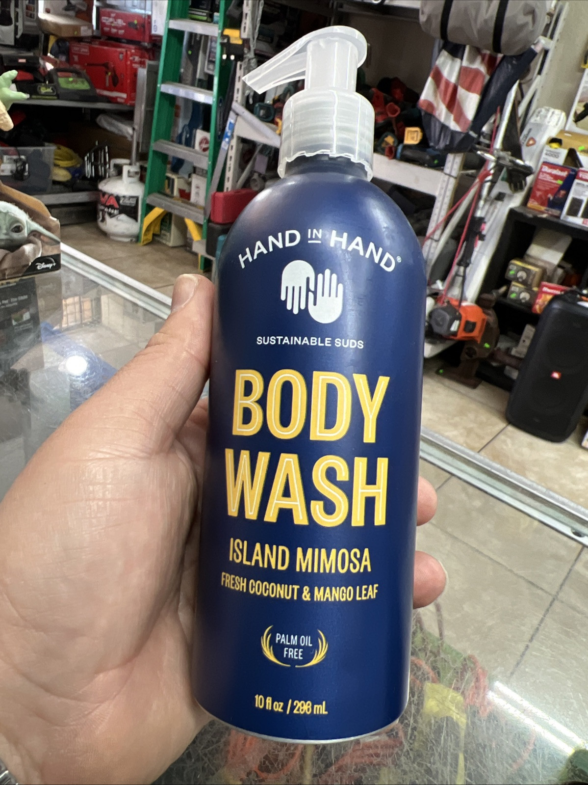 Hand In Hand Soap Body Wash Island Mimosa Fresh Coconut & Mango Leaf 10 Oz