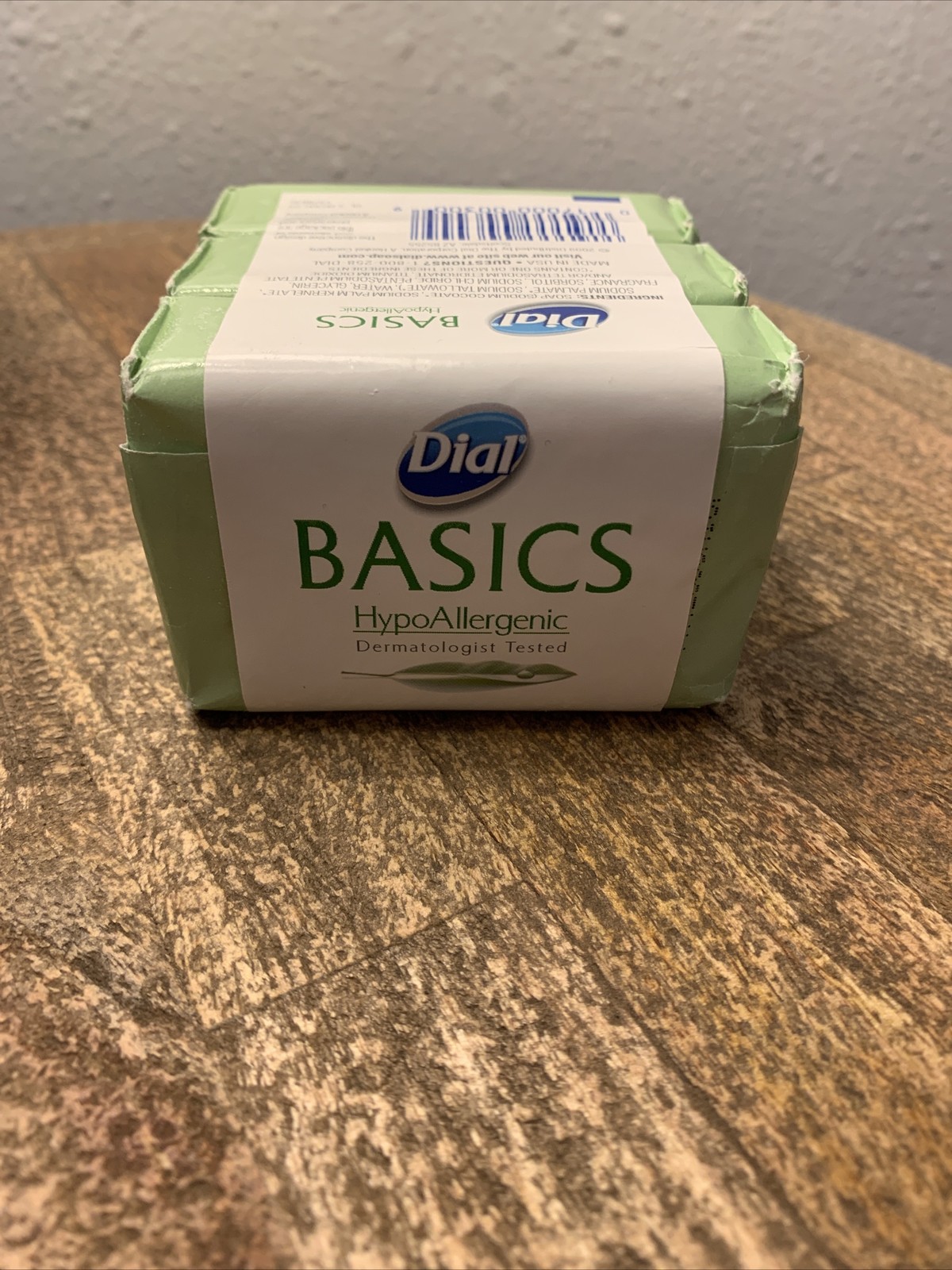 Dial Basics Hypoallergenic Bar Soap 3.2 oz x3 Discontinued Sensitive Skin New
