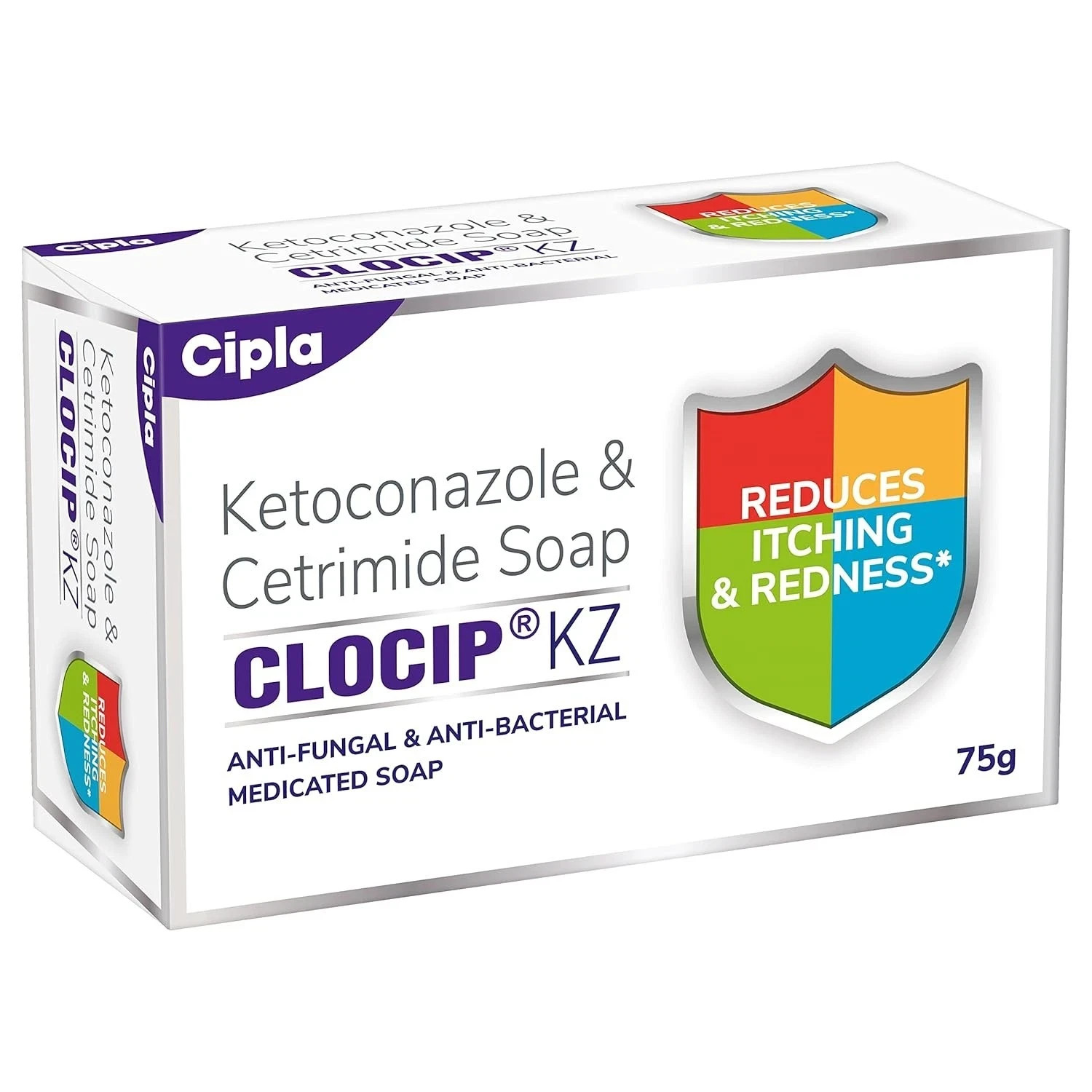 3 x Clocip KZ Skin Cleansing Soap 75g each