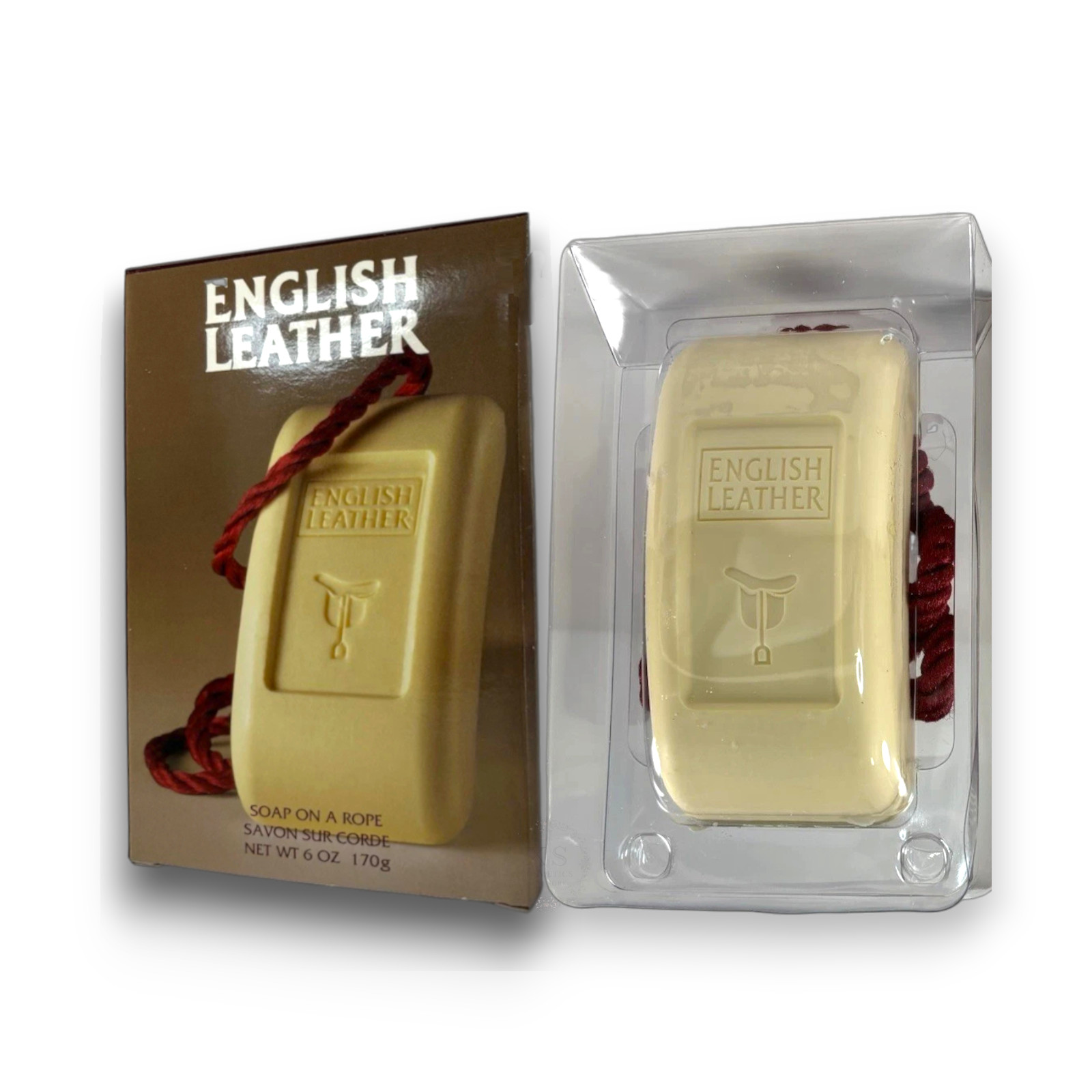 English Leather Perfumed Soap On A Rope 6 oz For Men Woody Citrus Scents