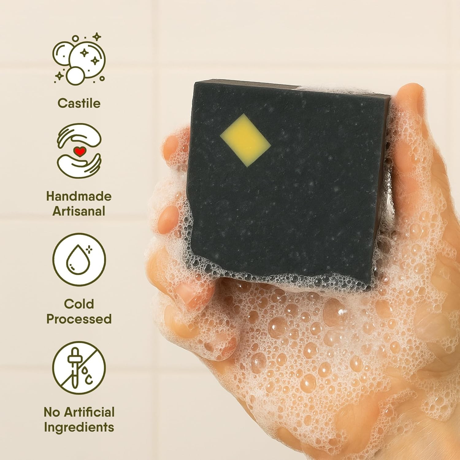 Artisan Men’s Soap Collection – Sensitive Skin Formula, 4 Travel Size Bars