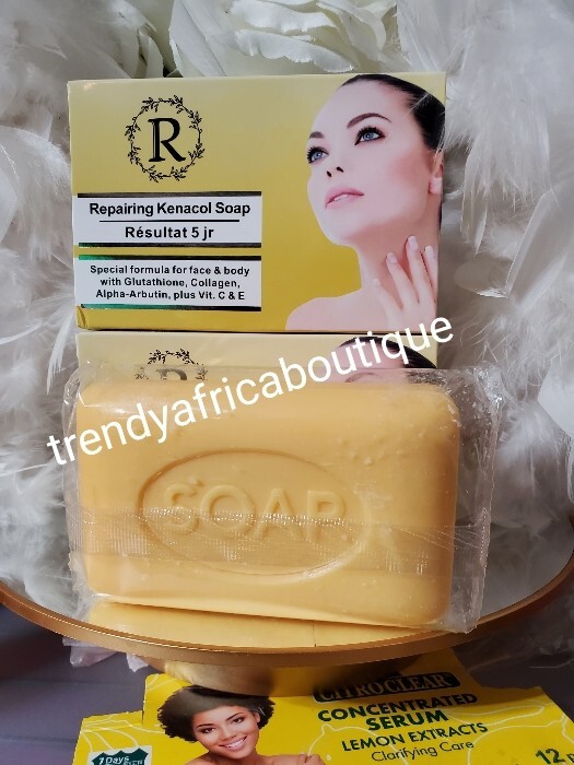 Repairing KENACOL soap. Face & Body. Glutathion, Collagen 200g X 1👌👌5 Days