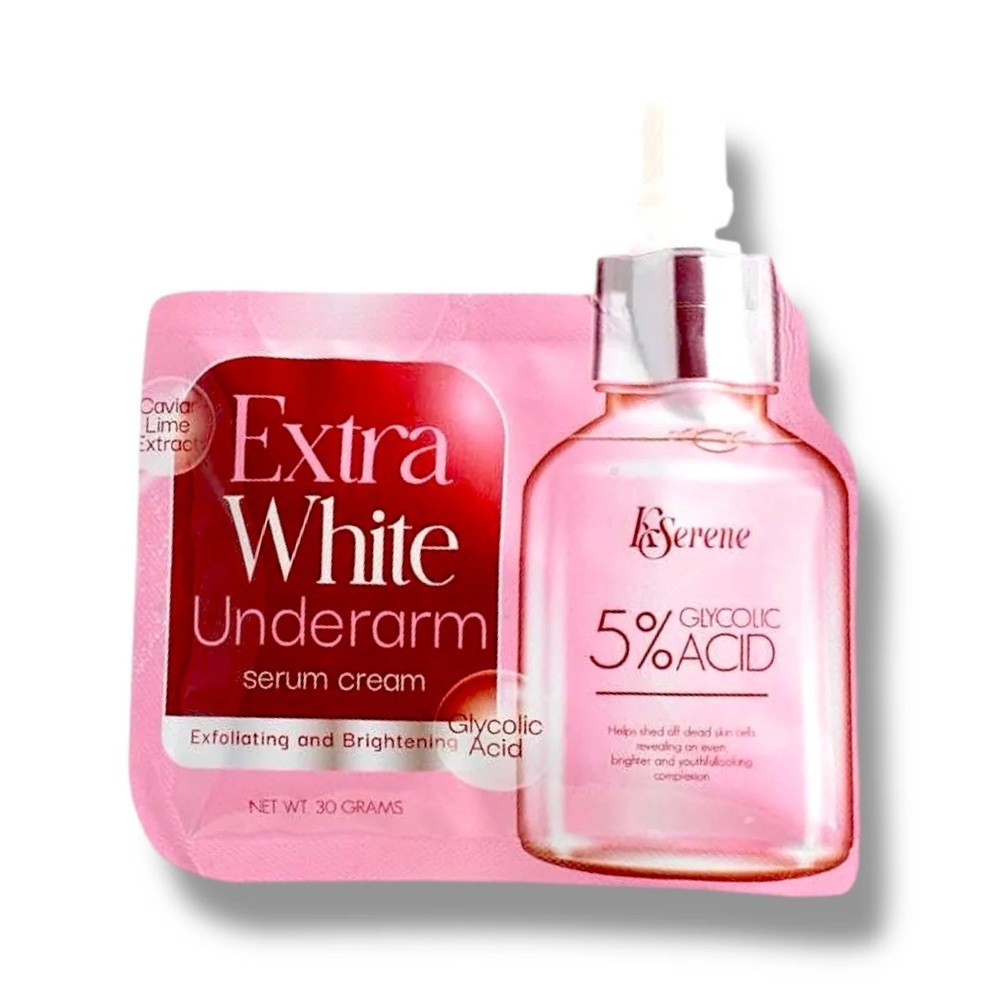 KSerene KiLiBUM Soap 70g x 3 Bars and Extra White Underarm Serum Cream 30ml Set