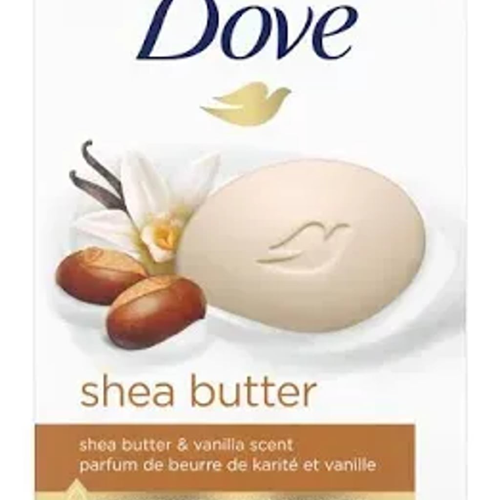 Dove Shea Butter & Vanilla Scent Beauty Bar, 6 Bars, 3.75 oz Each