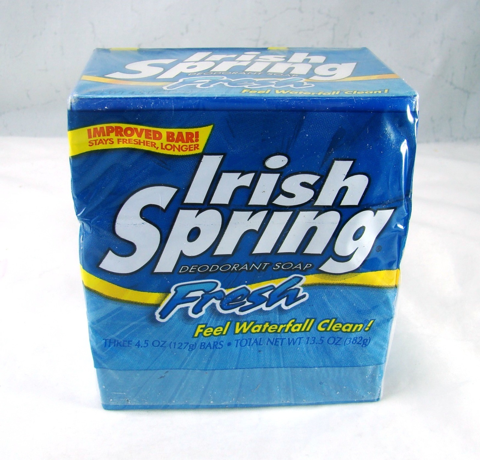 Colgate Palmolive IRISH SPRING FRESH 3 Pack Soap Bars 4 1/2 oz @ NIB Vintage