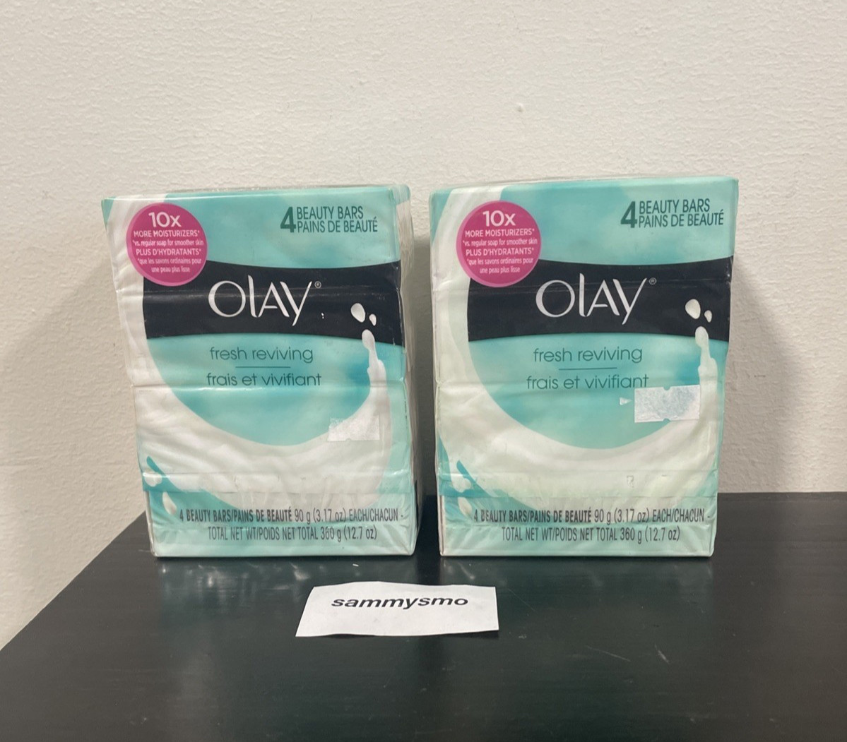 Olay Fresh Reviving Moisturizing Bar Soap 4pack- 3.17 oz each- x2