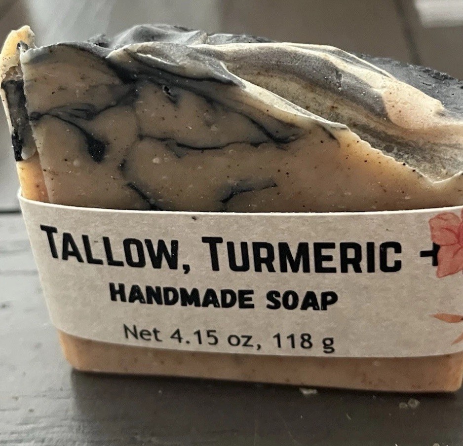 Handmade Soap Bar – about 4.5 ounces, 120 grams – No artificial color/fragrance