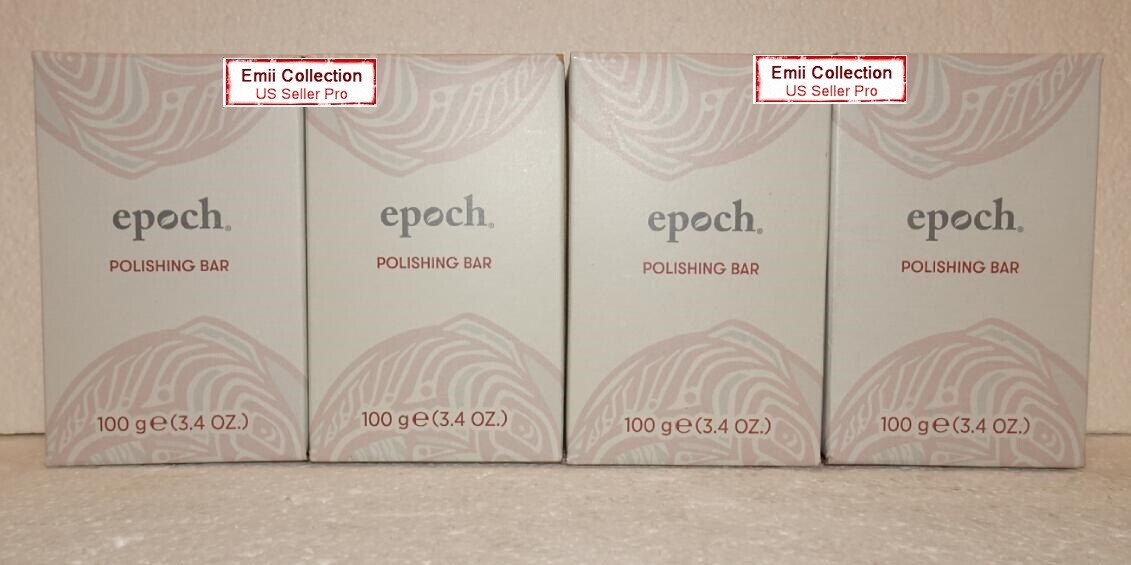 Nu Skin Nuskin Epoch Polishing Bar Soap 3.4oz 100g Sealed (4 Soaps)