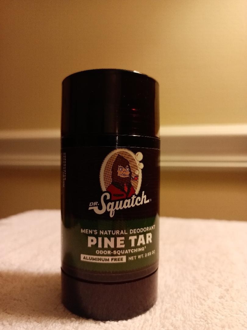 Dr. Squatch Pine Tar Natural Deodorant Aluminum Free Deodorant for Men