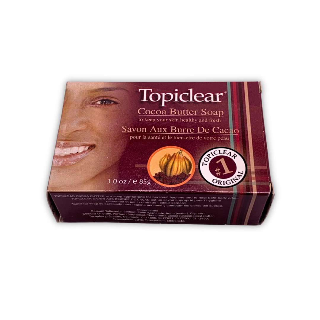 Topiclear Cocoa Butter Soap 3oz / 85g Original Formula Moisturizing Bar