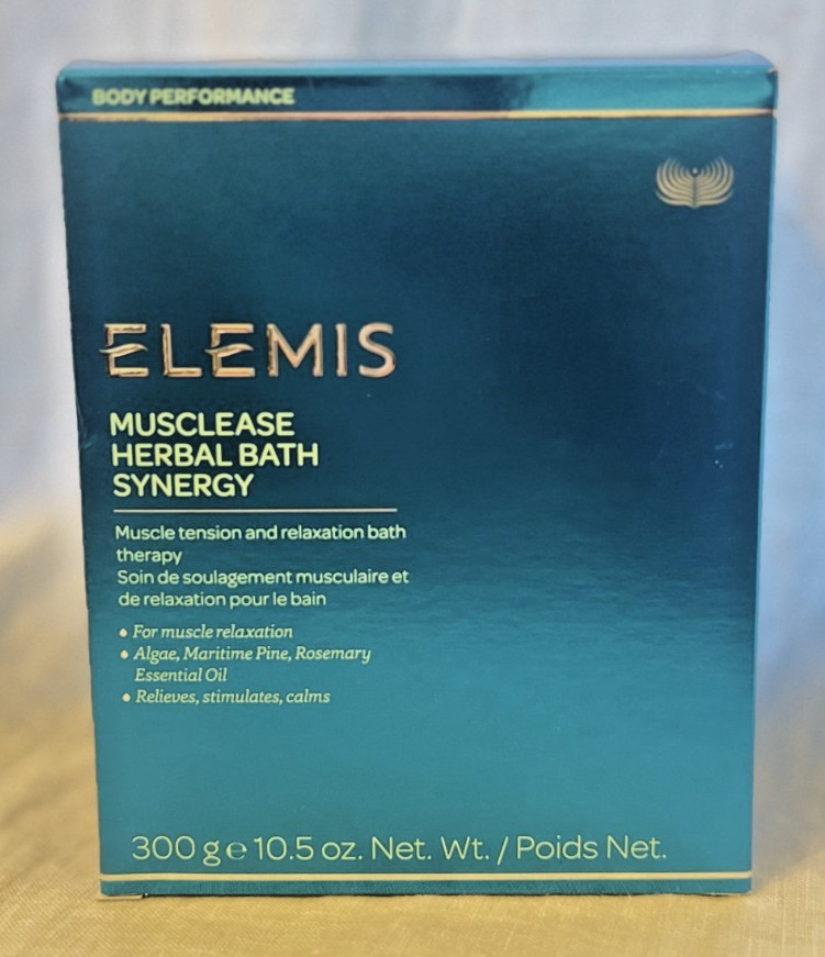 ELEMIS MUSCLEASE HERBAL BATH SYNERGY 10 Sachets 300 g 10.5 oz EXP 2027 GENUINE