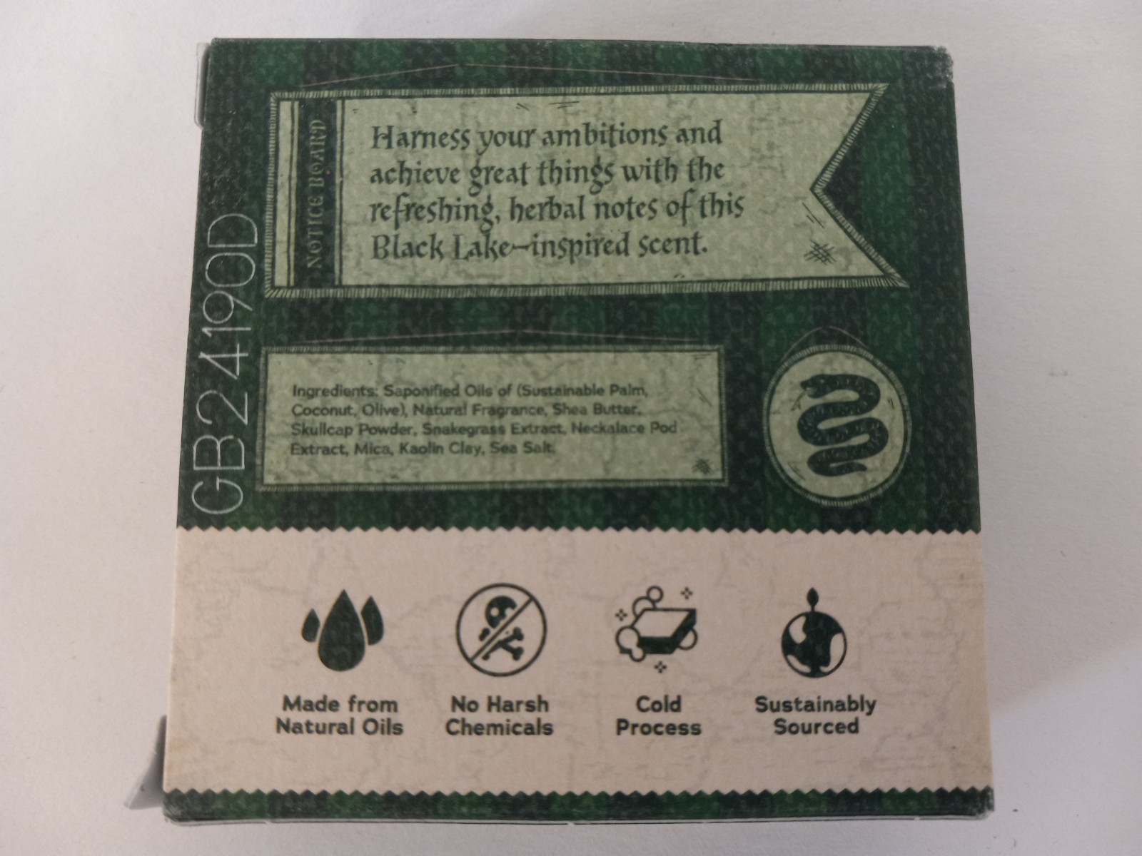 Dr. Squatch Bar Soap Harry Potter Hufflepuff/Slytherin/Ravenclaw Limited Edition